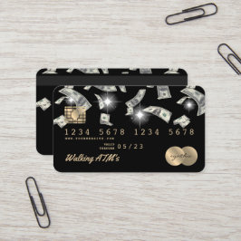 クレジットカード形式のATMマネーキャッシュ 名刺