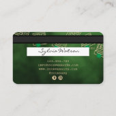 クレジットカード形式のATMマネーキャッシュ 名刺 (裏面)