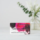 クレジットカード カラフル芸術的絵を描線 名刺 (スタンド正面)