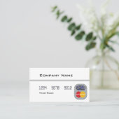 クレジットカード(ブランク) 名刺 (スタンド正面)