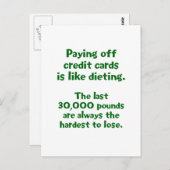 クレジットカード… ポストカード (正面/裏面)