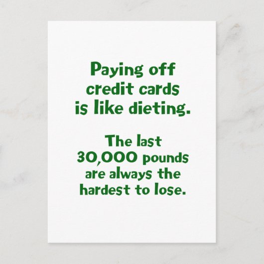 クレジットカード… ポストカード (正面)