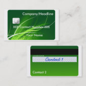 クレジットカード 名刺 (正面/裏面)