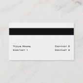 クレジットカード 名刺 (裏面)