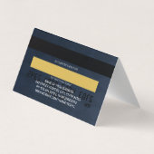 クレジットカード |背市松模様に景 名刺 (裏面)