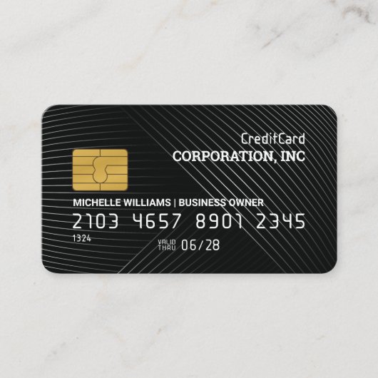 クレジットカード |行 名刺 (正面)