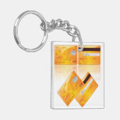 クレジットカードKeychain キーホルダー (正面左)