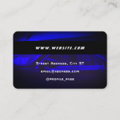 クレジットカ車のード 名刺 (裏面)
