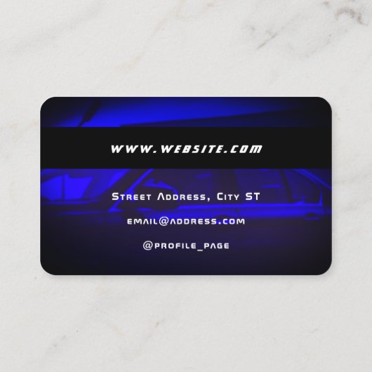 クレジットカ車のード  名刺 (裏面)