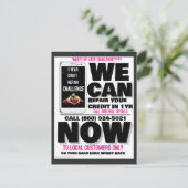 クレジット修復チャレンジのポストカード ポストカード (スタンド正面)