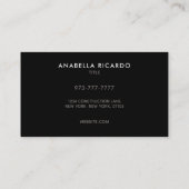 クレジット修理のスローガン名刺 名刺 (裏面)