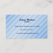 クレジット修理のスローガン名刺 名刺 (裏面)