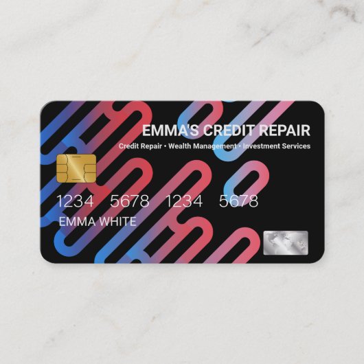 クレジット修理クレジット・カード 名刺 (正面)