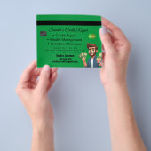 クレジット修理フライヤー チラシ (手)