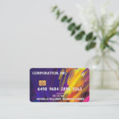 クレジット | デビットカード | クリエイティブ作家 名刺 (スタンド正面)