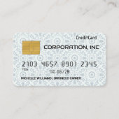 クレジット | デビットカード | パターモダンン 名刺 (正面)