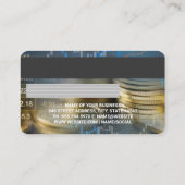 クレジット |デビットカード |通貨 |株価チャート 名刺 (裏面)
