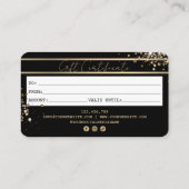 クレジッモダント・カード証明書 名刺 (裏面)