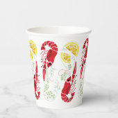 クレジフィッシュボイル/クレイフトスキヴァ/スウェーデンパーティー 紙コップ (左)