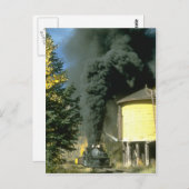 クレスコタンクの黒煙C&TSRR ポストカード (正面/裏面)