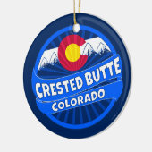 クレステッドバットコロラドマウンテンバーストオーナメント セラミックオーナメント (左)