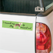 クレステッド中国の救助 バンパーステッカー (トラック上)