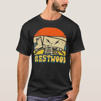 クレストウッド ケンタッキー州 KY 観光 セミトラック オン Tシャツ