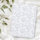 クレストモノグラムダスティブルー結婚式招待状 招待状