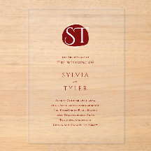 クレストモノグラム結婚タイポグラフィ