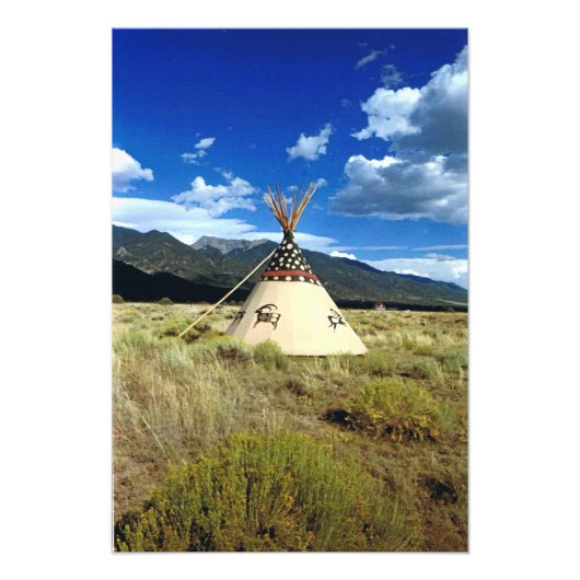 クレストーンコロラド先住民アメリカン写真 フォトプリント            (正面)