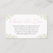 クレスト名門私立校風のベビーシャワー招待状 名刺 (正面)