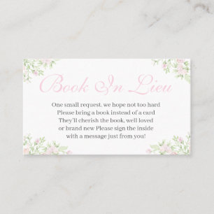 クレスト名門私立校風のベビーシャワー招待状 名刺