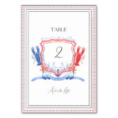 クレスト航海のロブスター テーブルナンバー (正面)