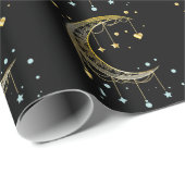 クレセントサンスピリチュアリティムーンかわいい ラッピングペーパー (ロールコーナー)