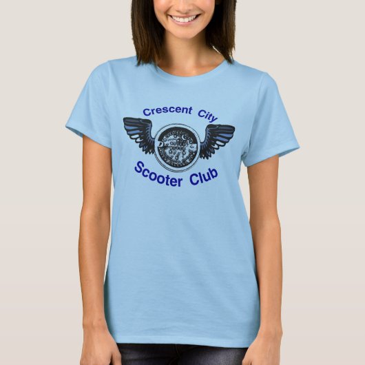 クレセントシティスクータークラブ Tシャツ (正面)