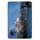 クレセントシティ、CAライトハウスオン4x6リフリッジマグネット マグネット (縦)