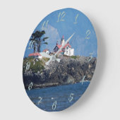 クレセントシティ、CAライトハウス ラージ壁時計 (傾斜)