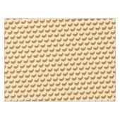 クレセントバターフランスのテリークロワッサンブレッドペストリー テーブルクロス (正面(横))