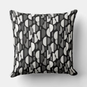 クレセントパターン010921 – モノクロ クッション (裏面)