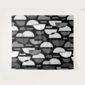 クレセントパターン010921 – モノクロ タペストリー (正面(横))