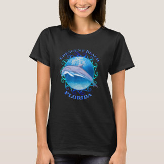 クレセントビーチフロリダバケーションスーベリードルフィン Tシャツ
