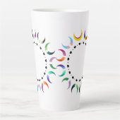 クレセントプライドムーン&ブラックハート カフェラテマグ (正面)