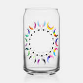 クレセントプライドムーン&ブラックハート ガラス缶 (正面)