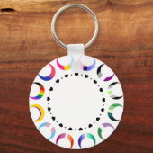 クレセントプライドムーン&ブラックハート キーホルダー (裏面)