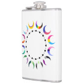 クレセントプライドムーン&ブラックハート フラスク (左)