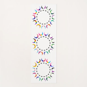 クレセントプライドムーン&ブラックハート ヨガマット