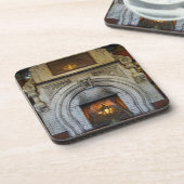 クレセントホテル暖炉 コースター (左側)