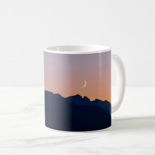 クレセントムーンと金星 ワシントン州シーベック コーヒーマグカップ