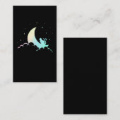 クレセントムーンウィッカミスティカルキャットパステルゴシック 名刺 (正面/裏面)