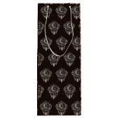 クレセントムーンゴールデンドリーム捕手オンブラック ワインギフトバッグ (裏面)